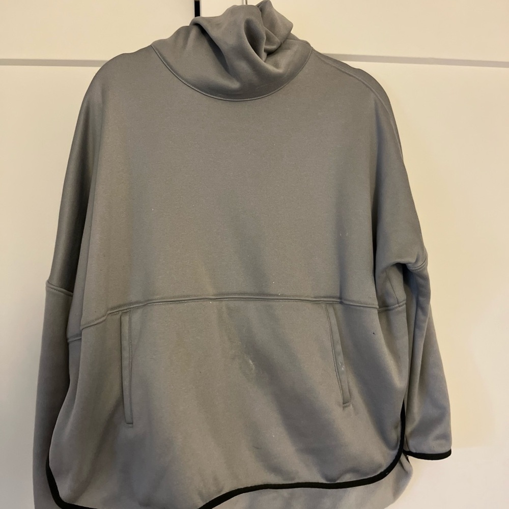 Gray Cowl Neck North Face  Pullover